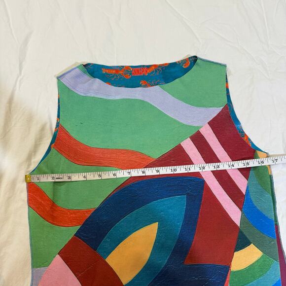 AnimaPop Italy 2 in 1 Lobster Swirl Slvls Mini Sheath Tube dress Small - Picture 9 of 13